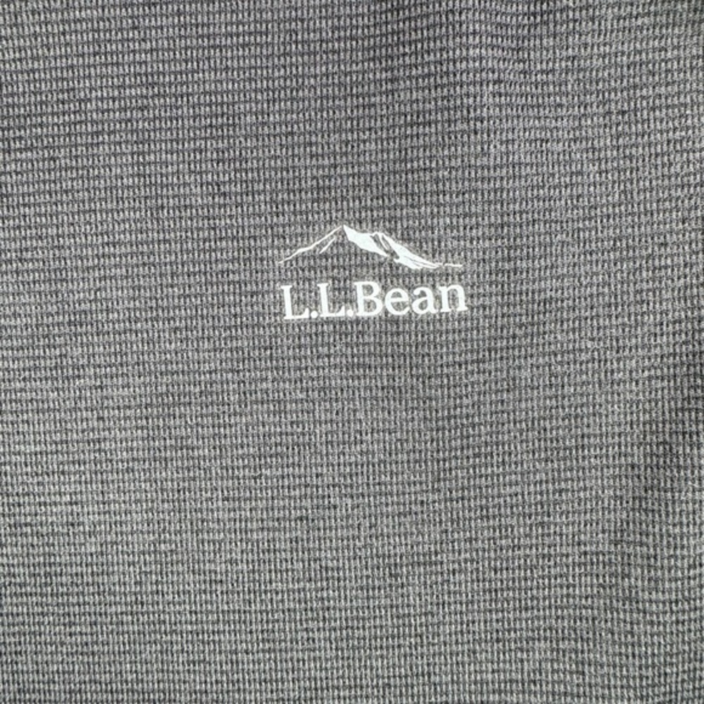 L.L.Bean Midweight Base Layer Wome L Crew Top Long Sleeve Tee Black Gym Run Hike - Picture 12 of 13